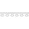 Ekena Millwork Gulliver Architectural Grade PVC Running Trim, 8"H x 5/8"P x 48"L RUNP08X0625X48GUL - alternate 3